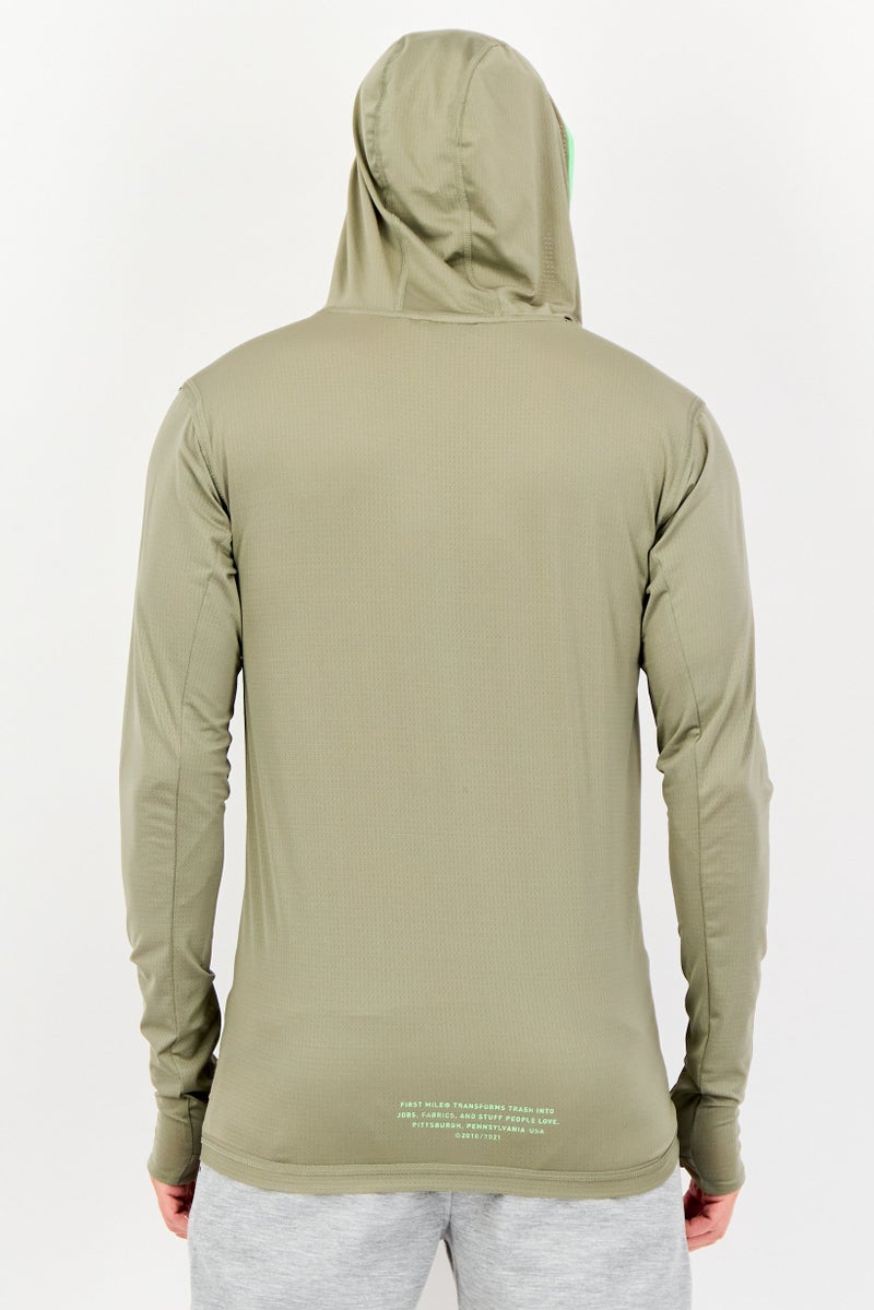 PUMA Men Sportswear Fit Long Sleeve Training Hoodies, Sage - Image 2